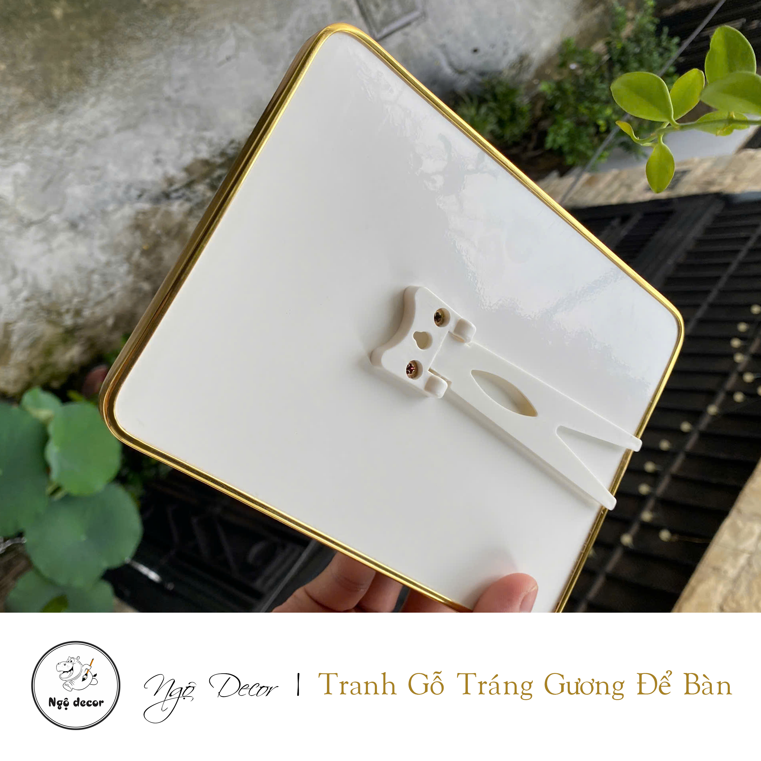 Tranh Tráng Gương MÃ ĐÁO THÀNH CÔNG - MÃI DELL THÀNH CÔNG - KHÁ MÃ chế hài hước CAO CẤP - MẪU SỐ 4