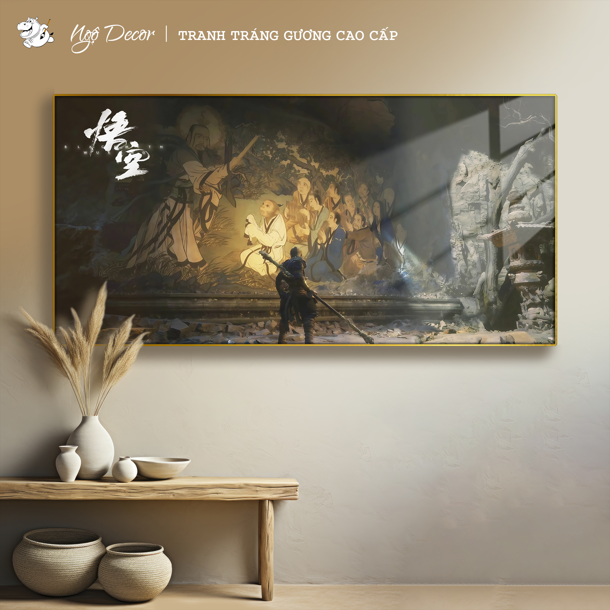 Tranh Tráng Gương BLACK MYTH WUKONG CAO CẤP