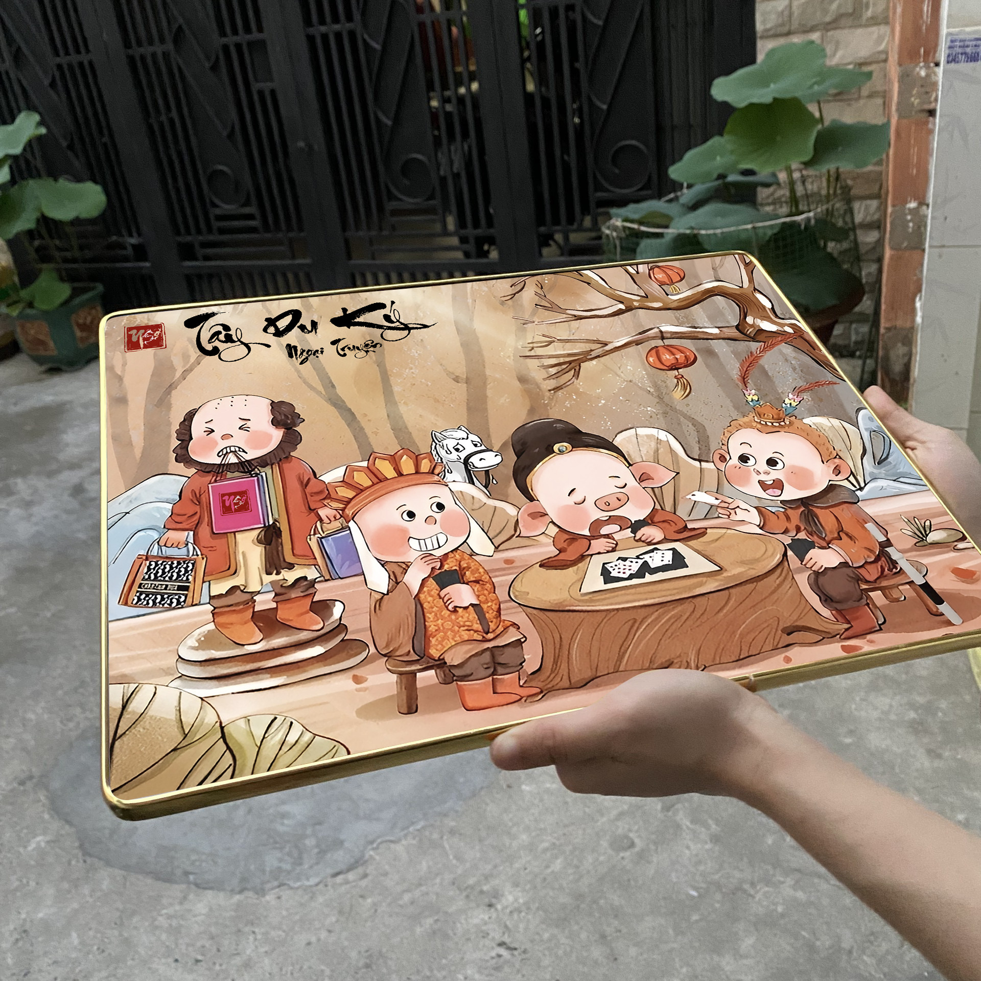 Tranh Tráng Gương TÂY DU KÝ NGOẠI TRUYỆN chế hài hước CAO CẤP