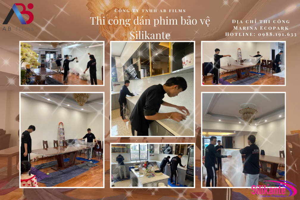 Công trình Marina Ecopark - Dán phim bảo vệ Silikante