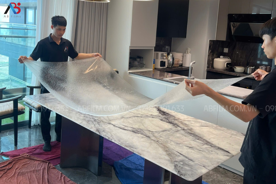 decal dán mặt bàn