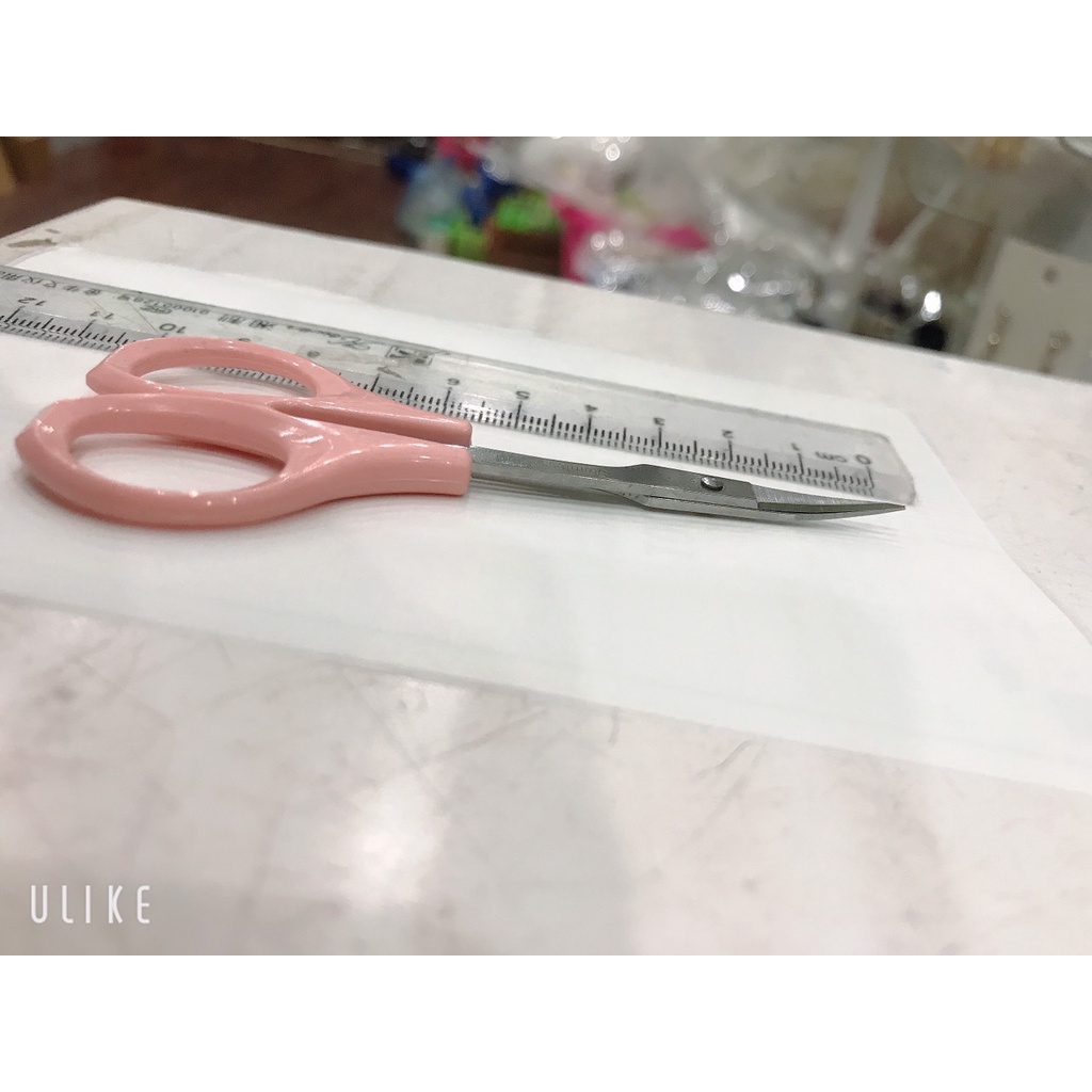 Kéo Cắt Mi chuyên dùng cho makeup cắt tỉa lông mi bằng thép siêu bền an toàn