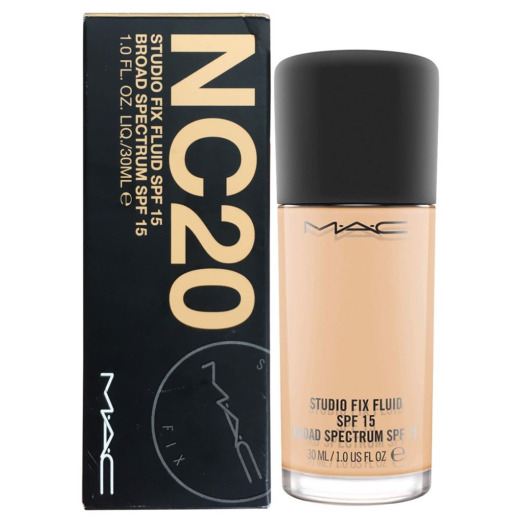 Kem nền MAC Studio Fix Fluid foundation SPF 15 chính hãng bill US