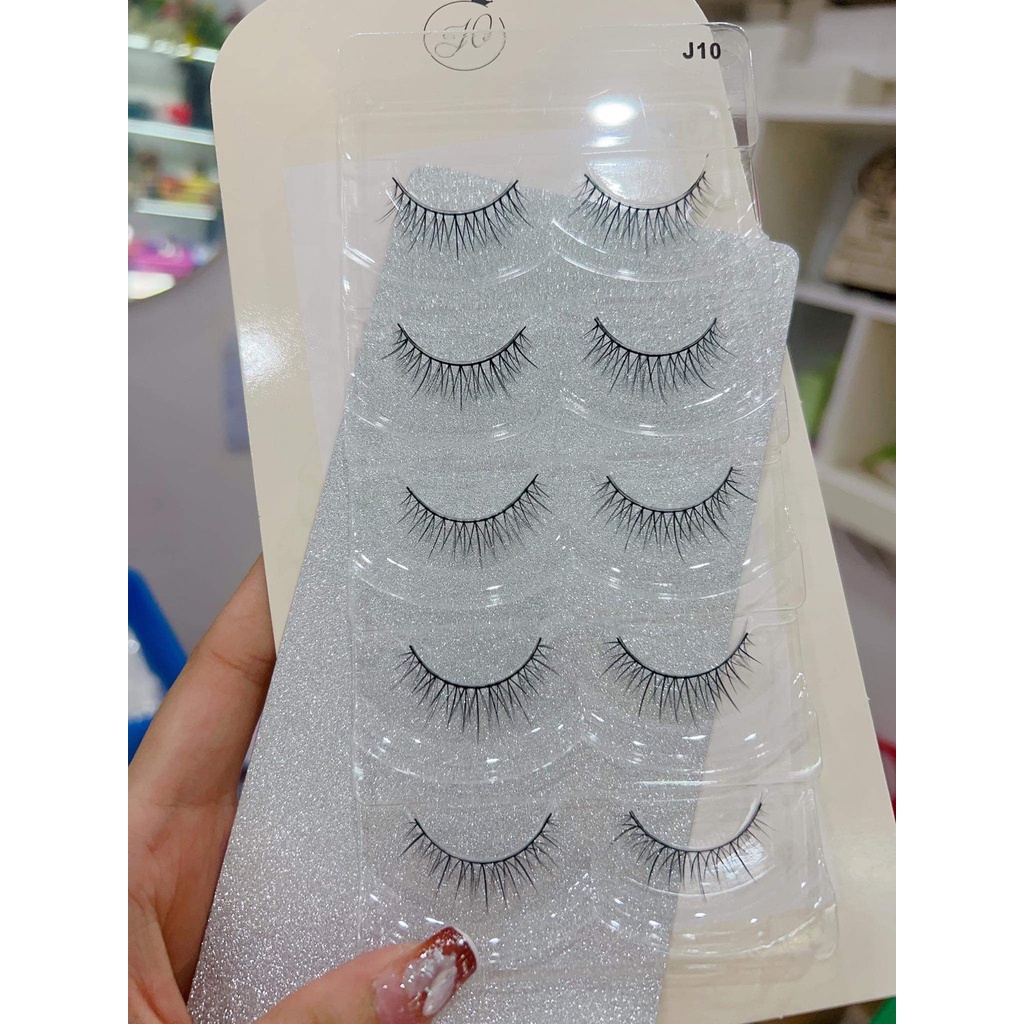 Lông Mi Giả Chồn Tự Nhiên Cao Cấp JO 5 cặp sử dụng được rất nhiều lầnl