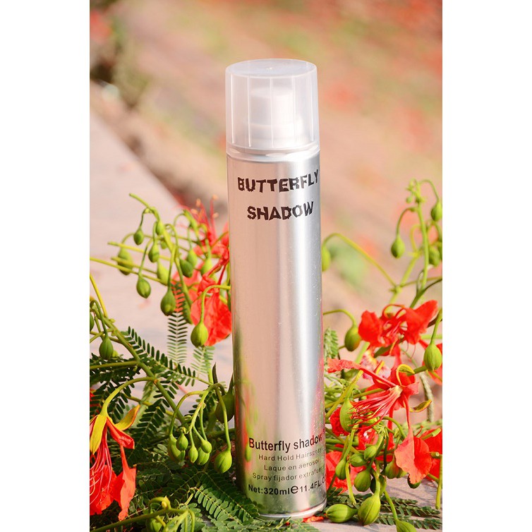 Gôm Xịt Tóc Butterfly Shadow 150ml 320ml 600ml Chính hãng Gôm bạc giữ nếp tạo kiểu nam nữ