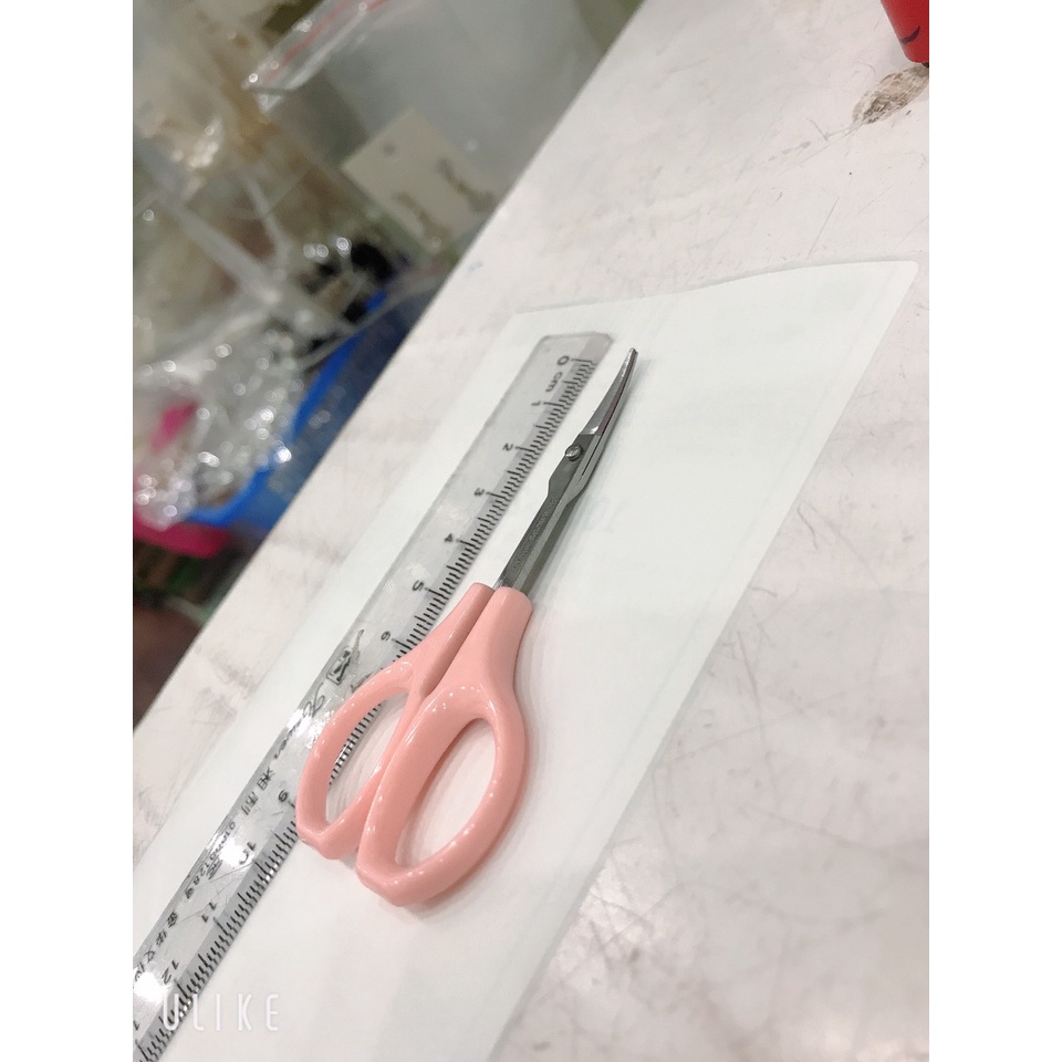 Kéo Cắt Mi chuyên dùng cho makeup cắt tỉa lông mi bằng thép siêu bền an toàn