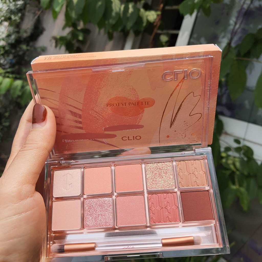 Các Mẫu Bảng Phấn Mắt 10 màu Clio Pro Eye Palette đủ tone màu