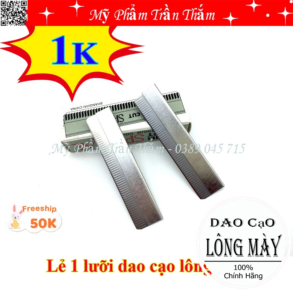 Dao Cạo Lông Mày Tiện Lợi Lẻ 1 Cái