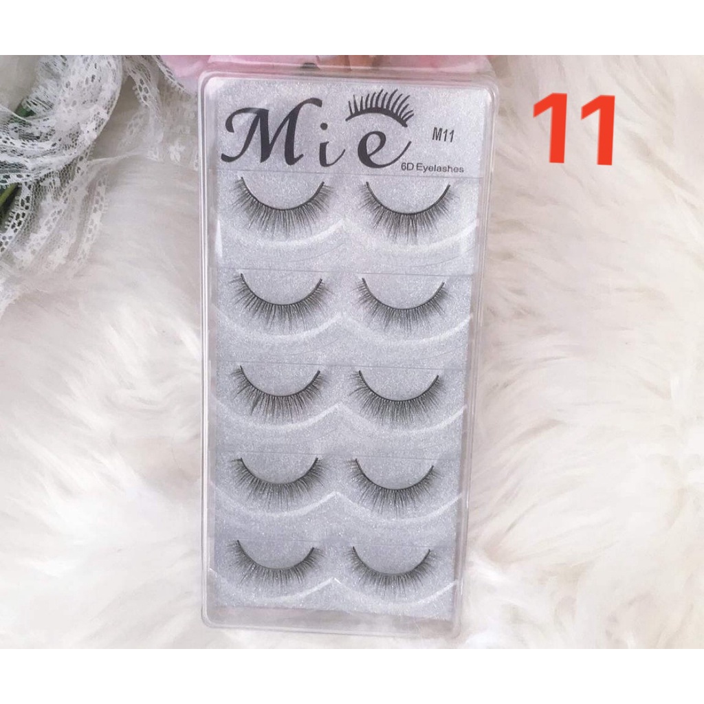 Mi Giả Mie 5 Cặp Các Mã Cực Tự Nhiên Dùng Cho Cô Dâu