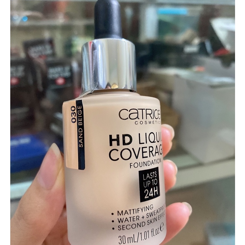Kem nền catrice hd liquid coverage last up to 24h 30ml