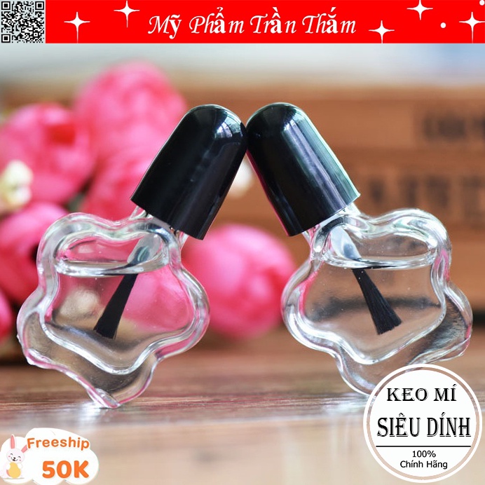 Keo dán mí lưới nắp đen trong suốt không sợ lộ siêu dính chính hãng