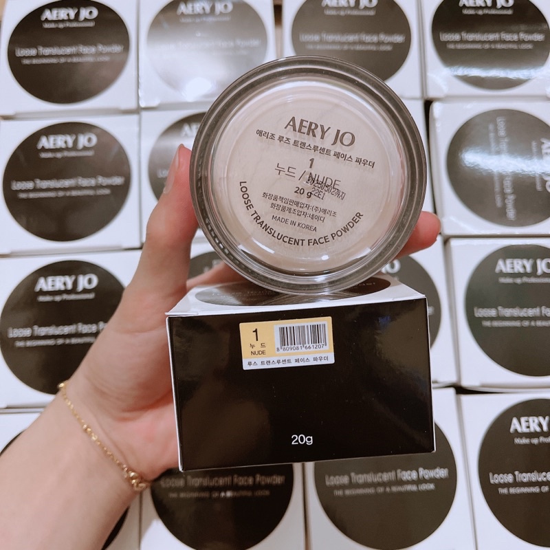 Phấn phủ bột Aeryjo siêu mịn thích hợp cho mọi da