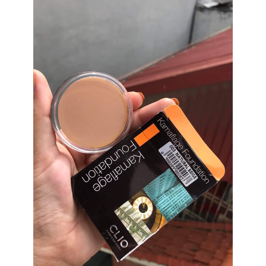 Nền Bánh Clio 3 Tone Chính Hãng Hàn Quốc Với 3 Tone Màu Độ Che Phủ Cao Chuyên Cho Makeup