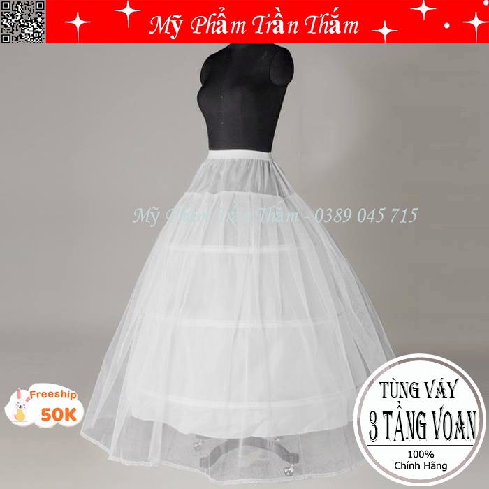 Tùng Váy 3 Tầng Dành Cho Cô Dâu Ngày Cưới
