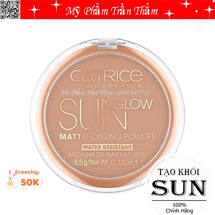 Tạo Khối Sun Catrice Glow giúp gương mặt trở lên thon gọn hơn