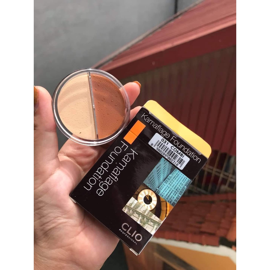 Nền Bánh Clio 3 Tone Chính Hãng Hàn Quốc Với 3 Tone Màu Độ Che Phủ Cao Chuyên Cho Makeup