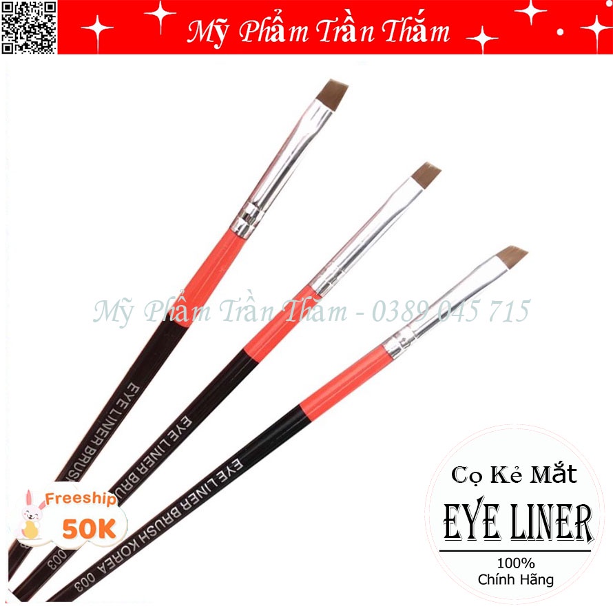 Cọ Kẻ Mắt Eyeliner Brush Korea Chính Hãng Hàn Quốc Chuyên Kẻ Viền mắt Siêu Sắc Nét