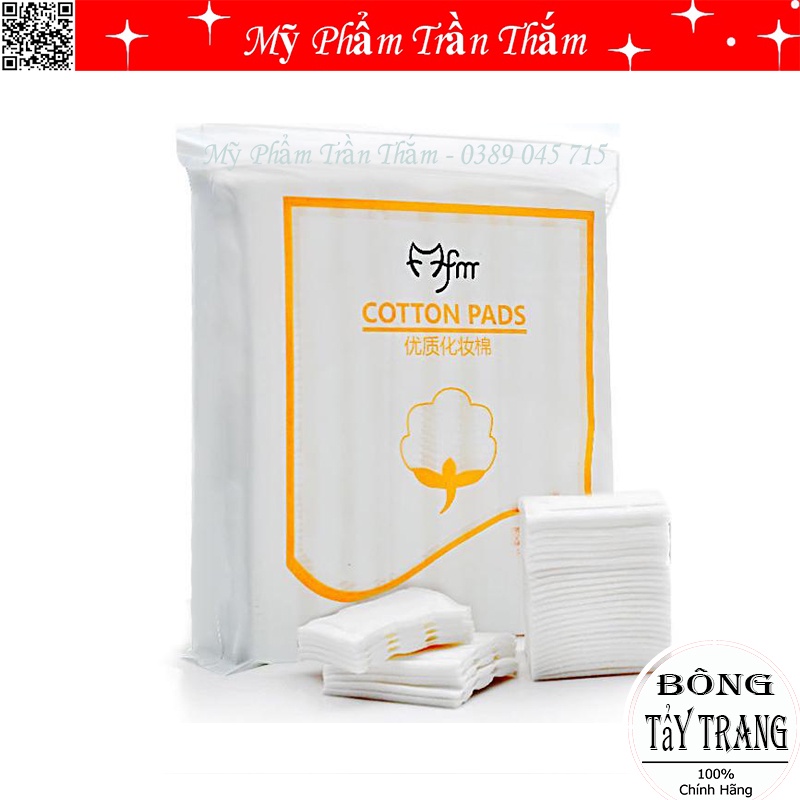 Bông Tẩy Trang 3 Lớp Cotton Pads Siêu Thấm Dầu