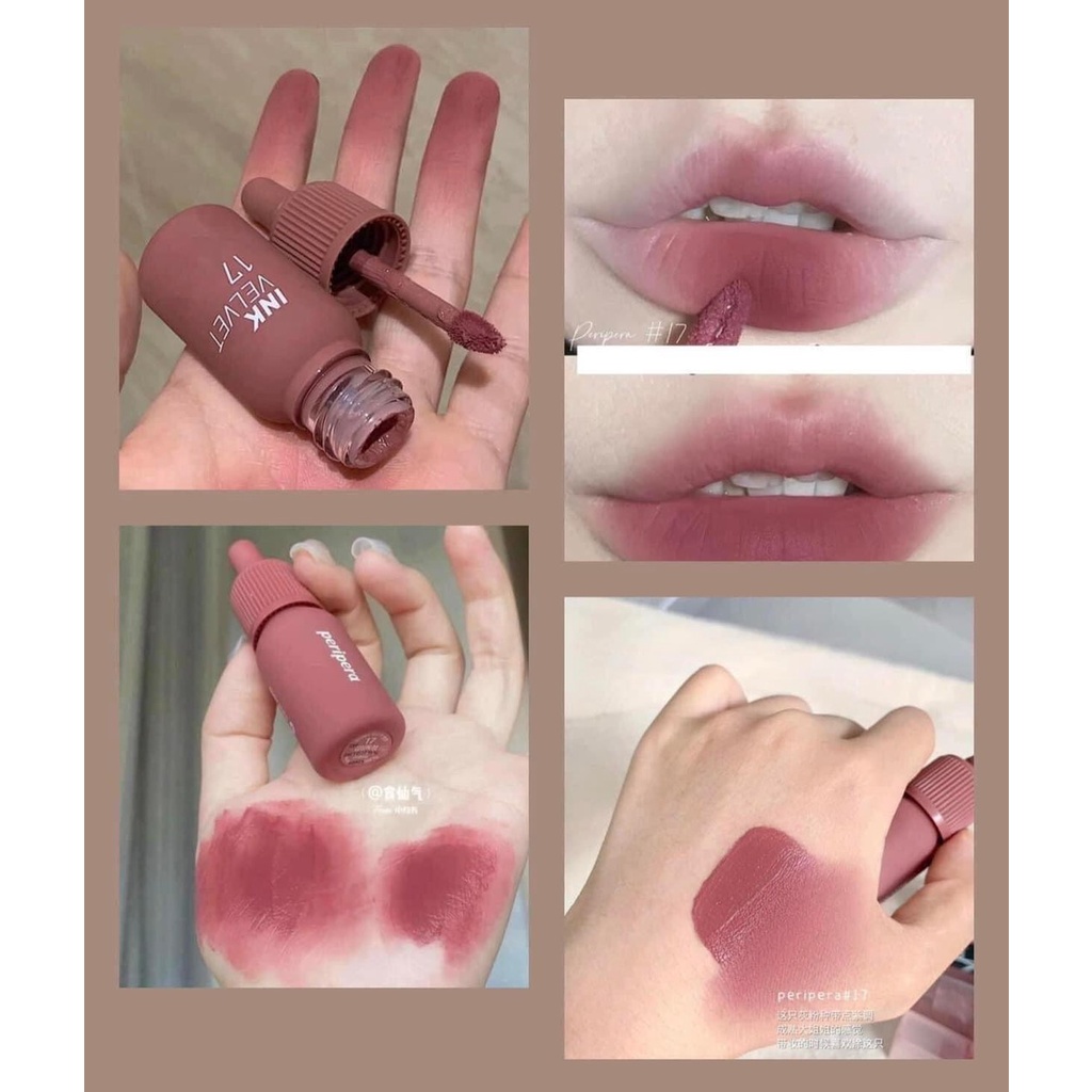 Son Kem Siêu Lì, Siêu Mịn Peripera Ink The Velvet