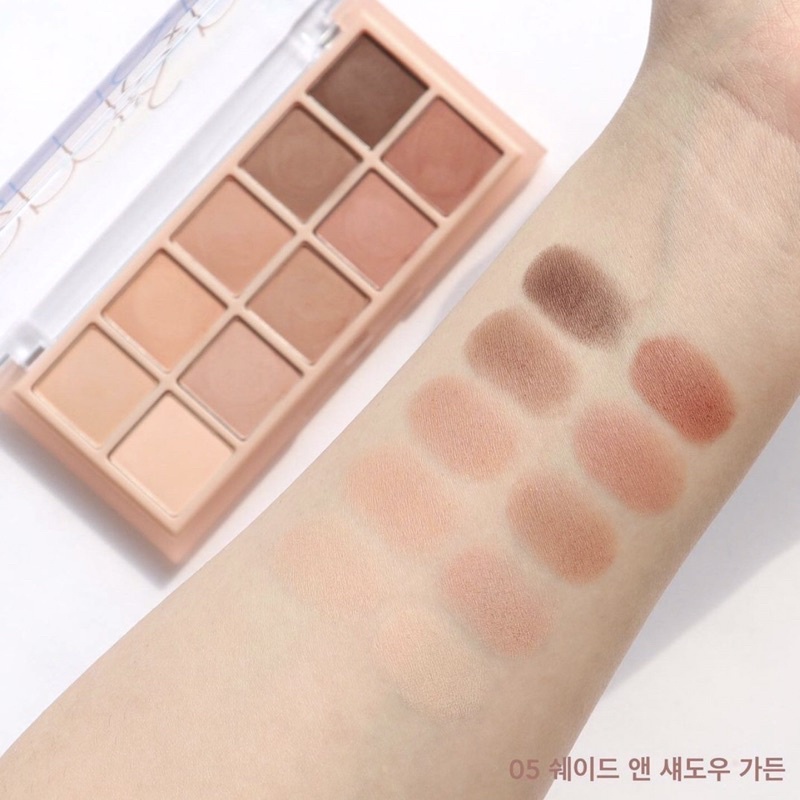 Bảng Phấn Mắt 10 Màu Siêu Lấp Lánh Romand Better Than Eye Palette