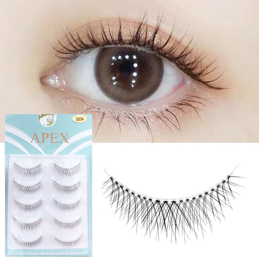 Lông Mi Giả Gân Trong, Mi Gân Trong APEX Cao Cấp Đủ Các Số