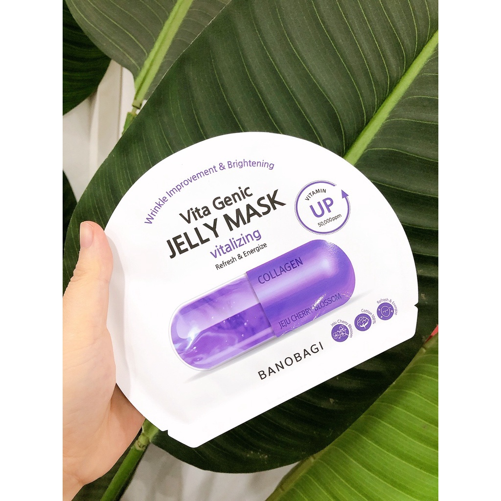 Mặt nạ Banobagi dưỡng ẩm, bổ sung Vitamin Vita Genic Jelly Mask các loại