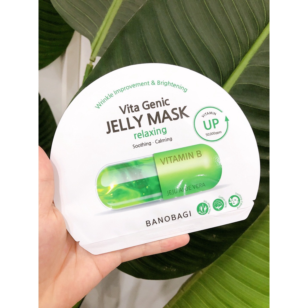 Mặt nạ Banobagi dưỡng ẩm, bổ sung Vitamin Vita Genic Jelly Mask các loại