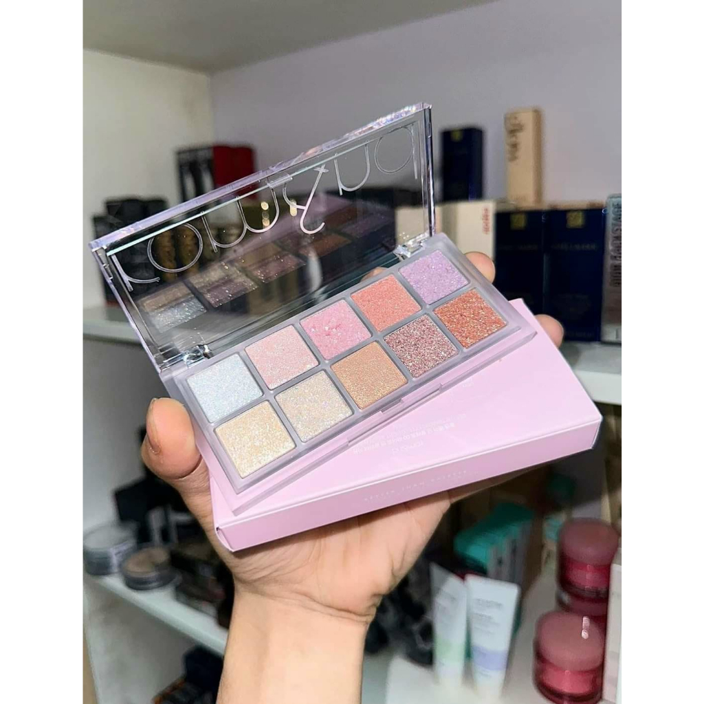 Bảng Phấn Mắt 10 Màu Siêu Lấp Lánh Romand Better Than Eye Palette