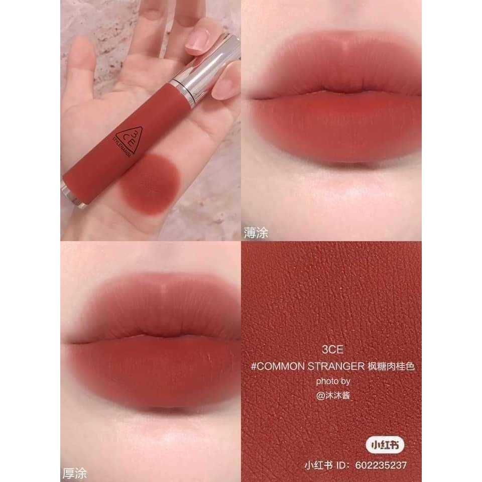 Son siêu lì mịn môi 3CE Hazy Lip Clay 4g