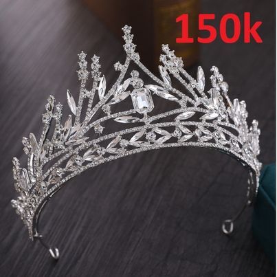 Mẫu Vương Miện Cô Dâu Cao Cấp Đính Đá  [Liên Tục Cập Nhật Các Mẫu Mới Nhất]