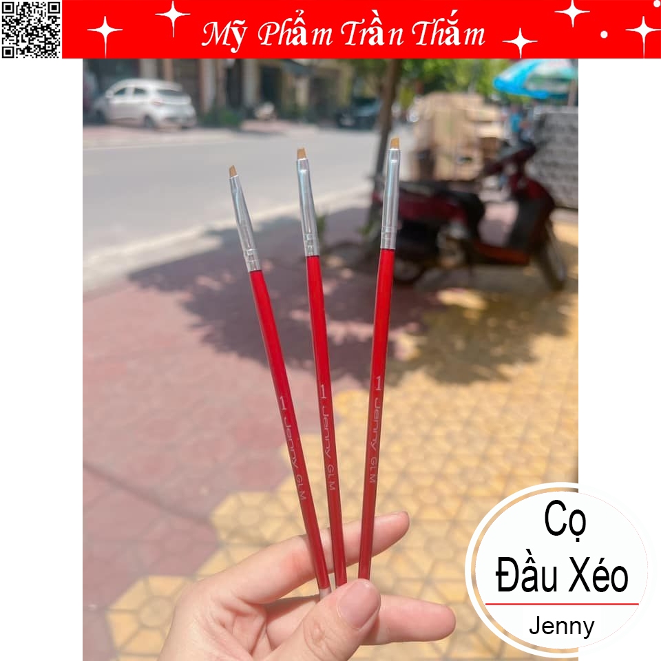 Cọ kẻ mắt hãng Jenny cán gỗ đầu xéo