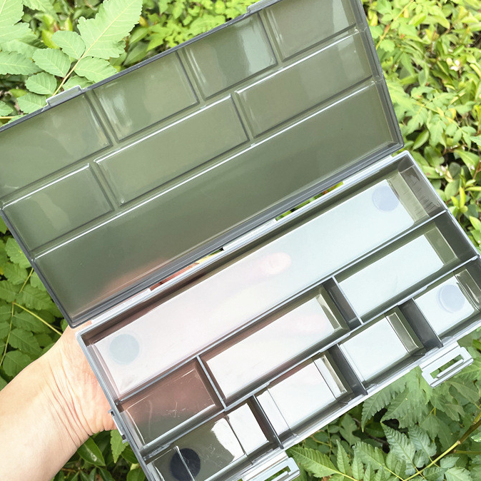 Hộp nhựa đựng gim , lược nhựa cao cấp nhiều cỡ, Hộp nhựa đựng phụ kiện kẹp gim chia ngăn