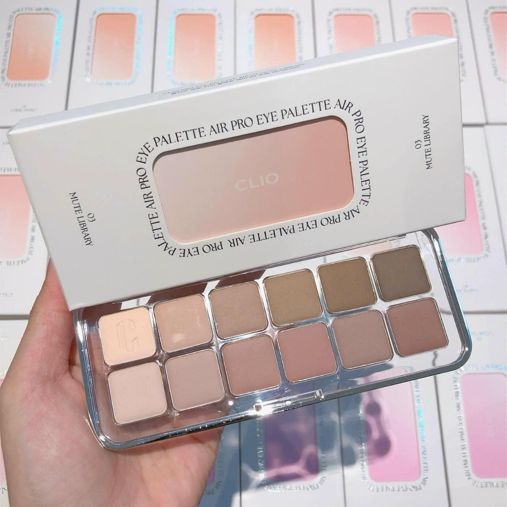 Bảng phấn nhũ mắt Clio 100 glitter shower 12 ô phiên bản giới hạn