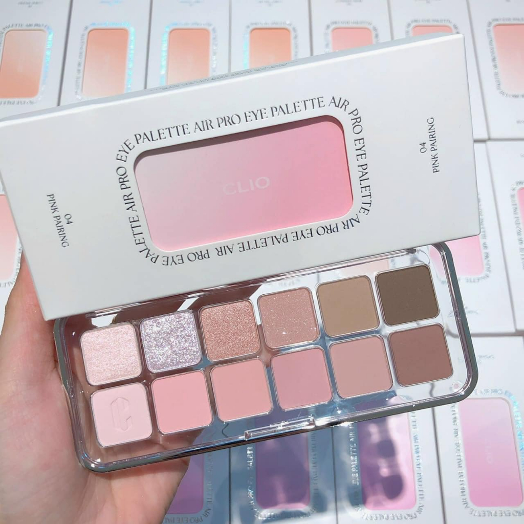 Bảng phấn nhũ mắt Clio 100 glitter shower 12 ô phiên bản giới hạn