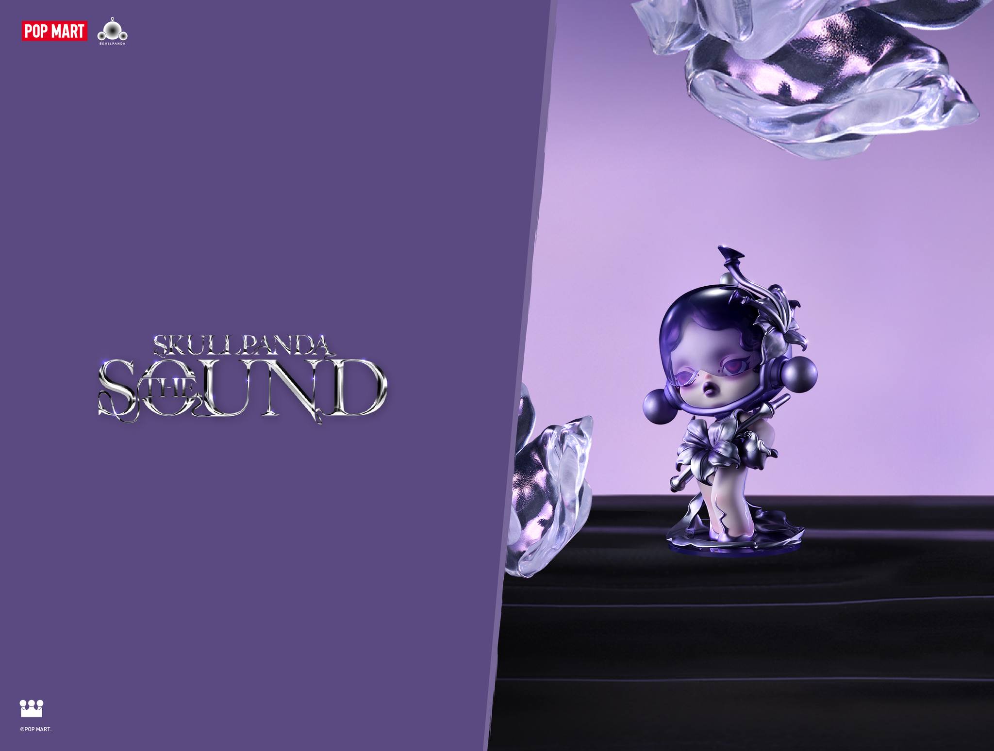 POP MART x SKULLPANDA - Bộ Sưu Tập Hộp Mù The Sound