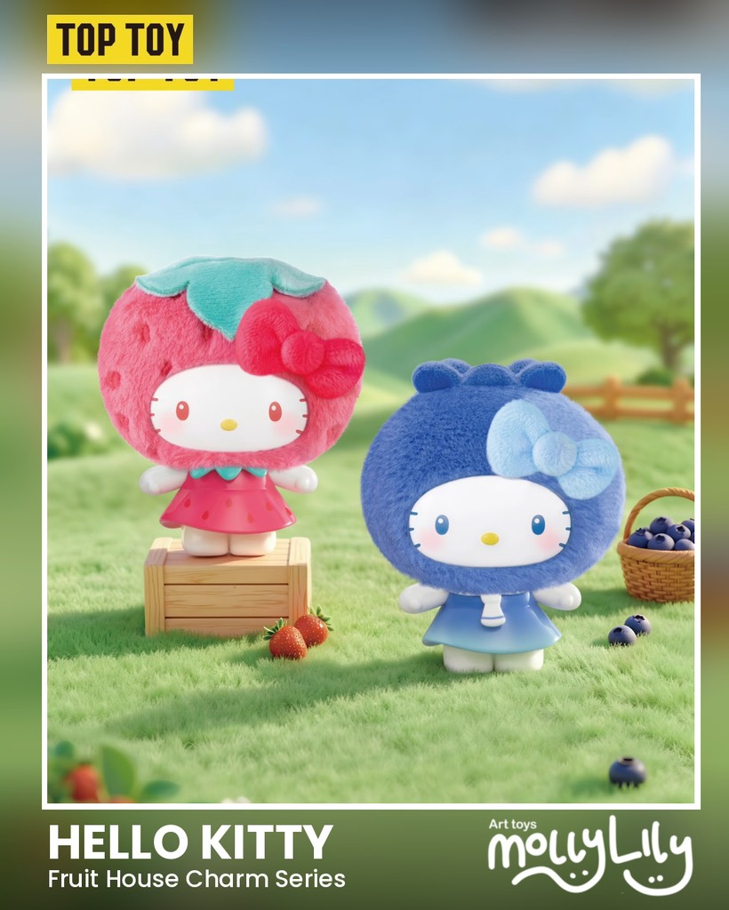 HELLO KITTY Fruit House Charm Series