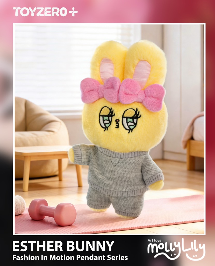 ESTHER BUNNY Fashion In Motion Plush Pendant Series