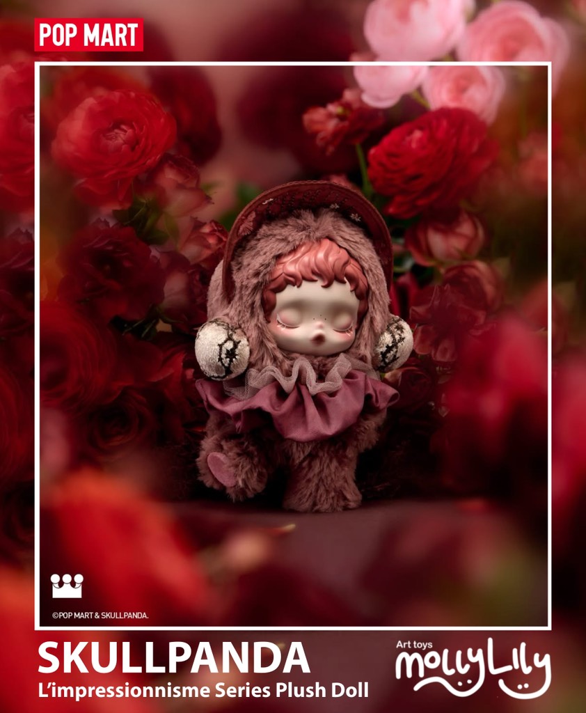 SKULLPANDA L’impressionnisme Plush Series