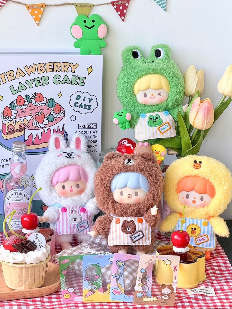 ZZOTON x LINE FRIENDS Plush Pendant Series