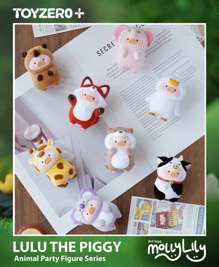 LULU THE PIGGY Animal Party Figure Series