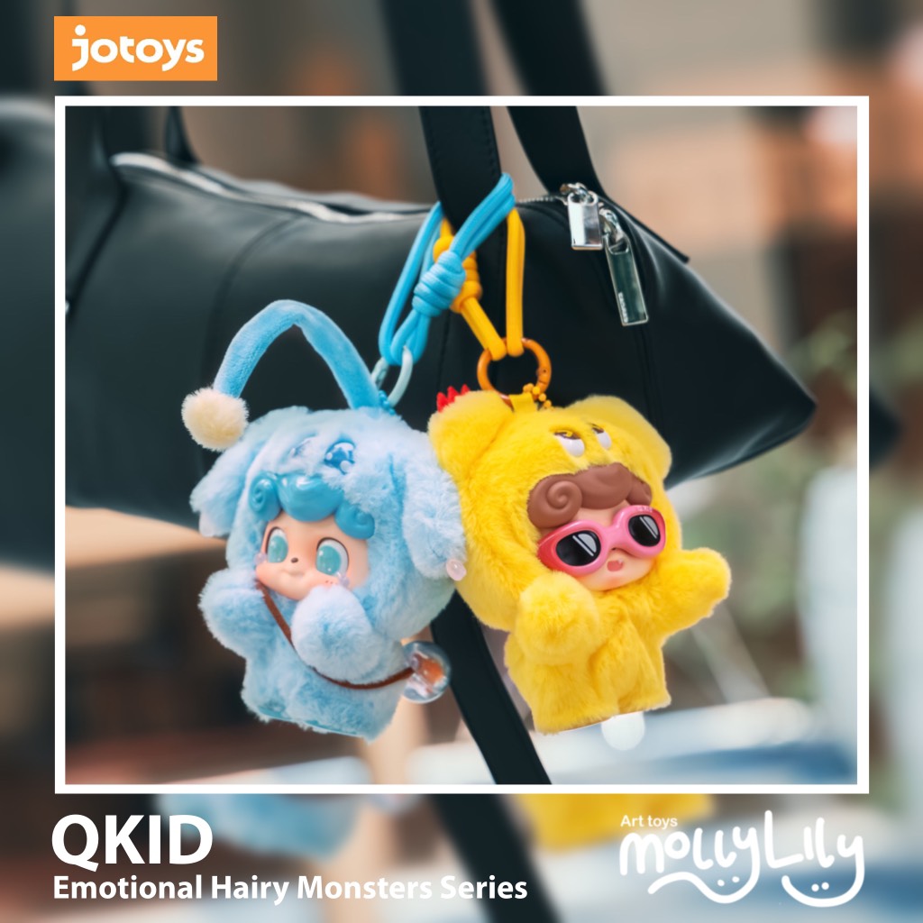 QKID Emotional Hairy Monsters Plush Series
