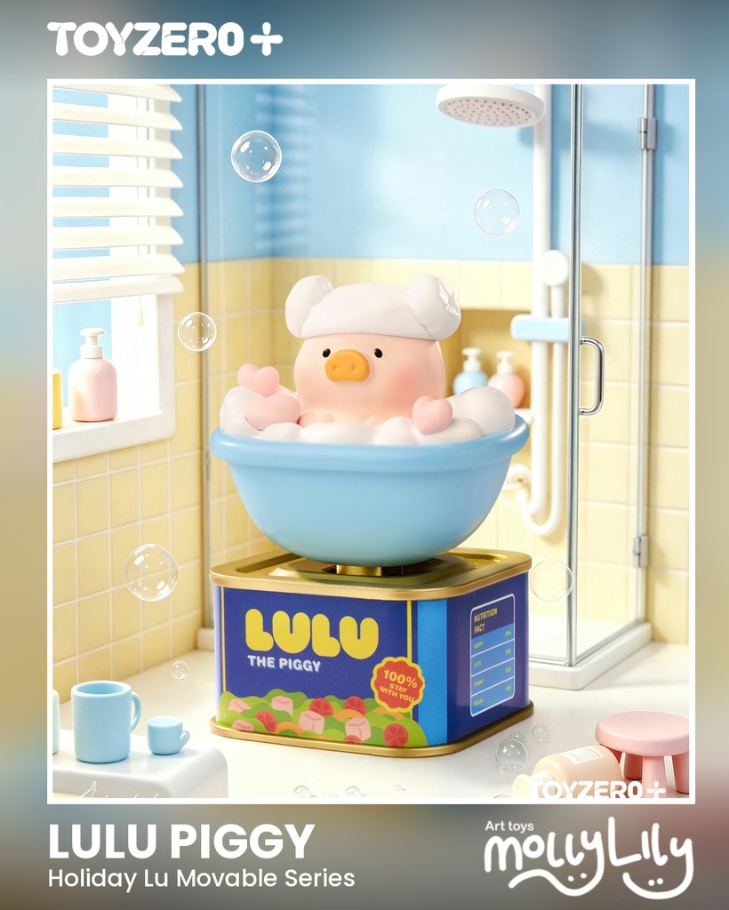 LULU THE PIGGY Holiday Lu! Movable Figure Series