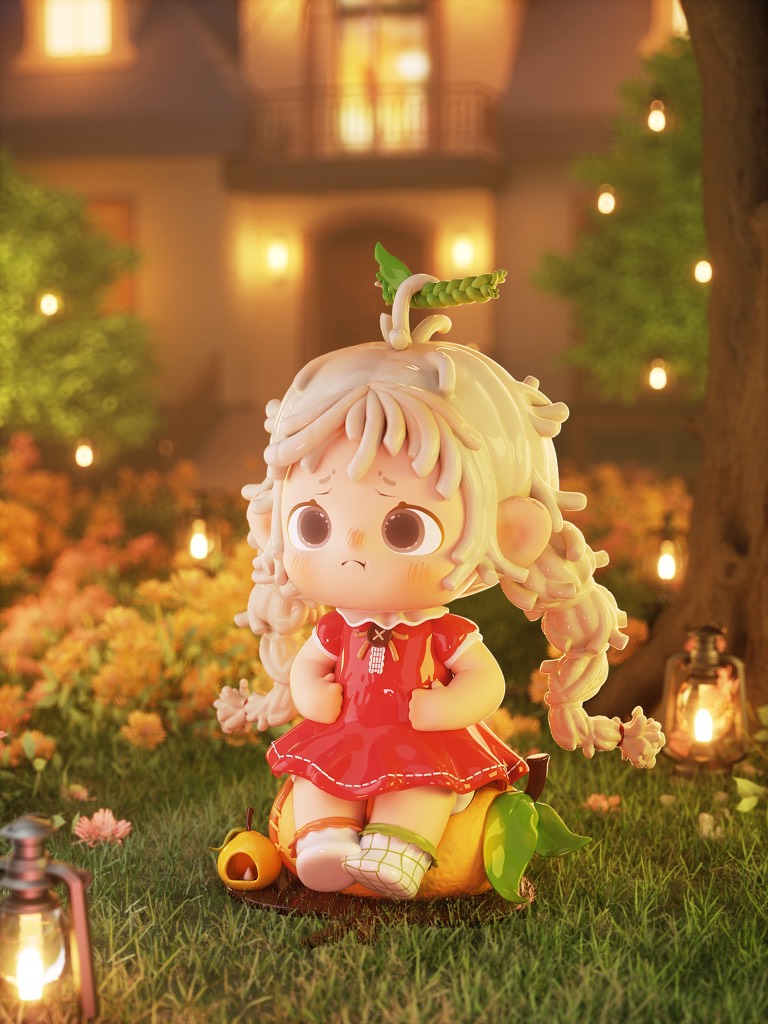 FUR FUR Glimmer City Under Night Sky Figure Series