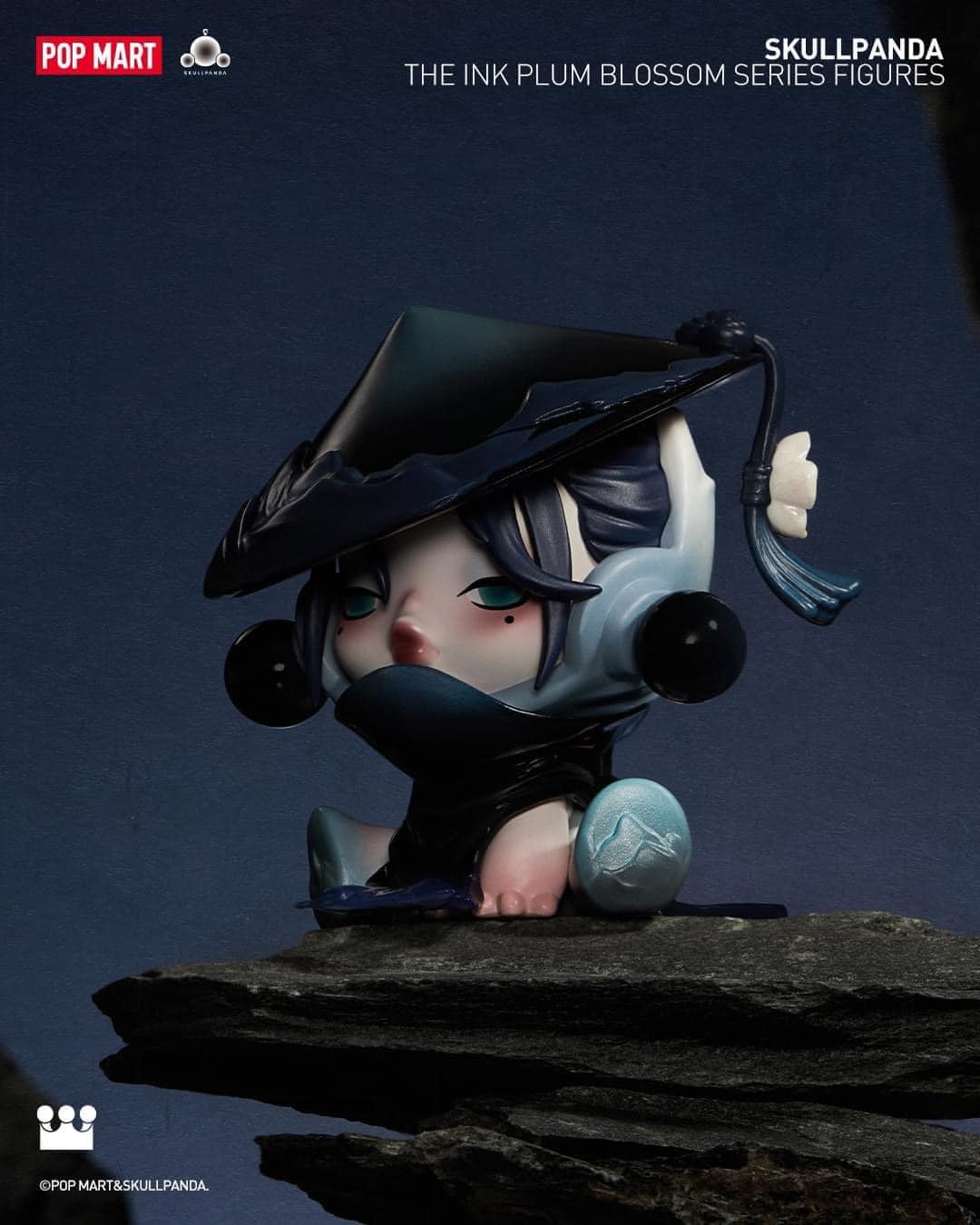 SKULLPANDA The Ink Plum Blossom Figure Series