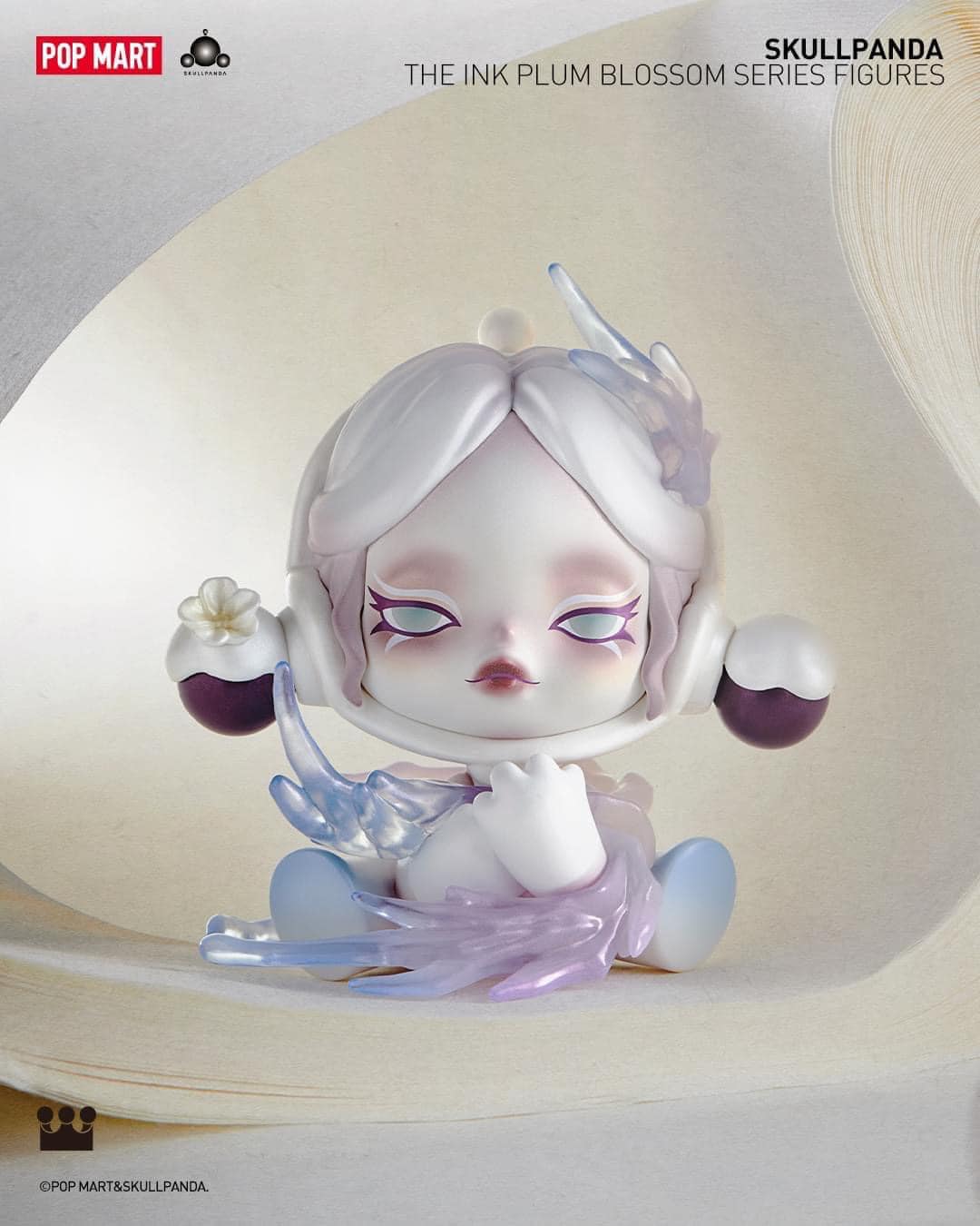 SKULLPANDA The Ink Plum Blossom Figure Series