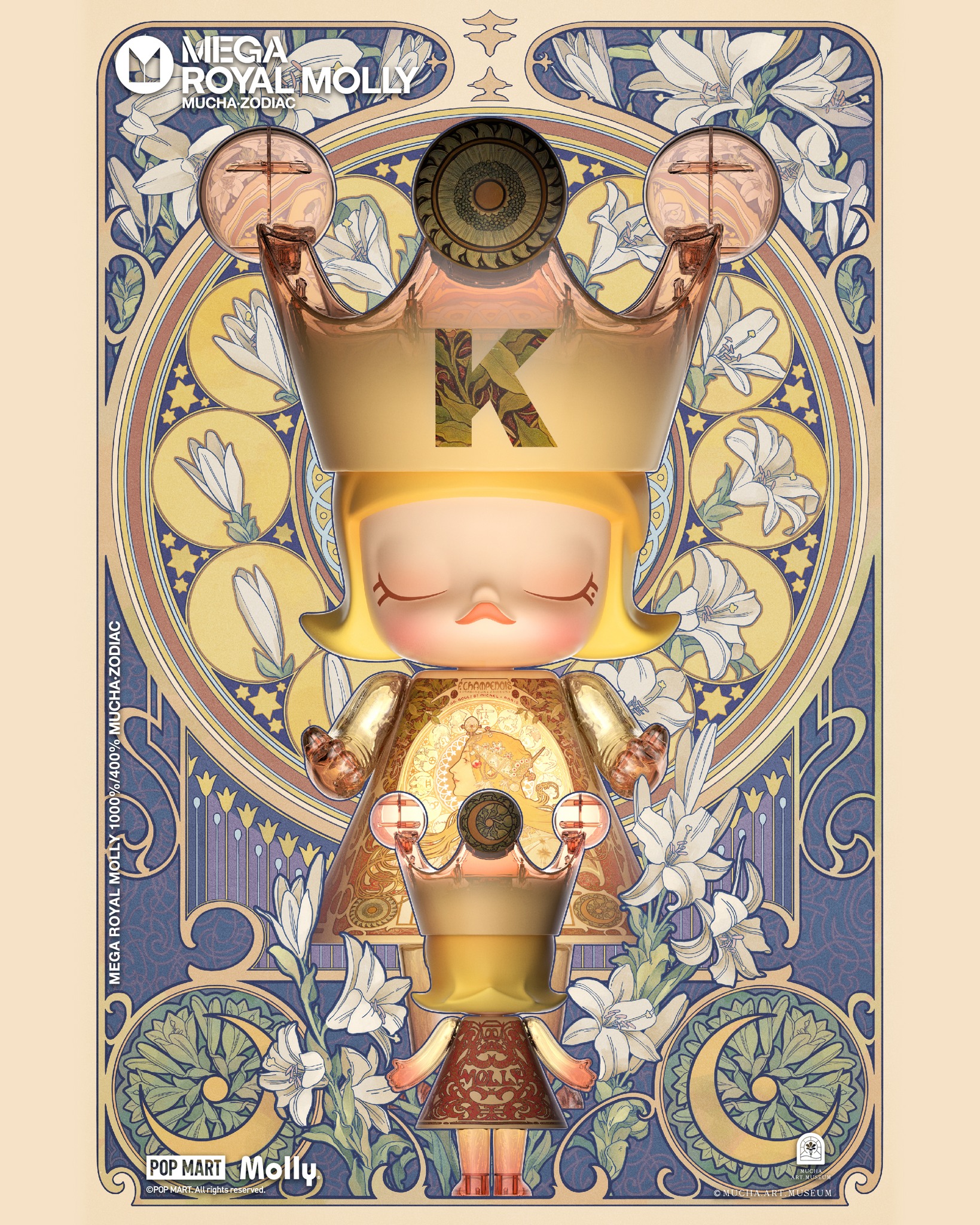 ROYAL MOLLY Mucha Zodiac 400% Figure