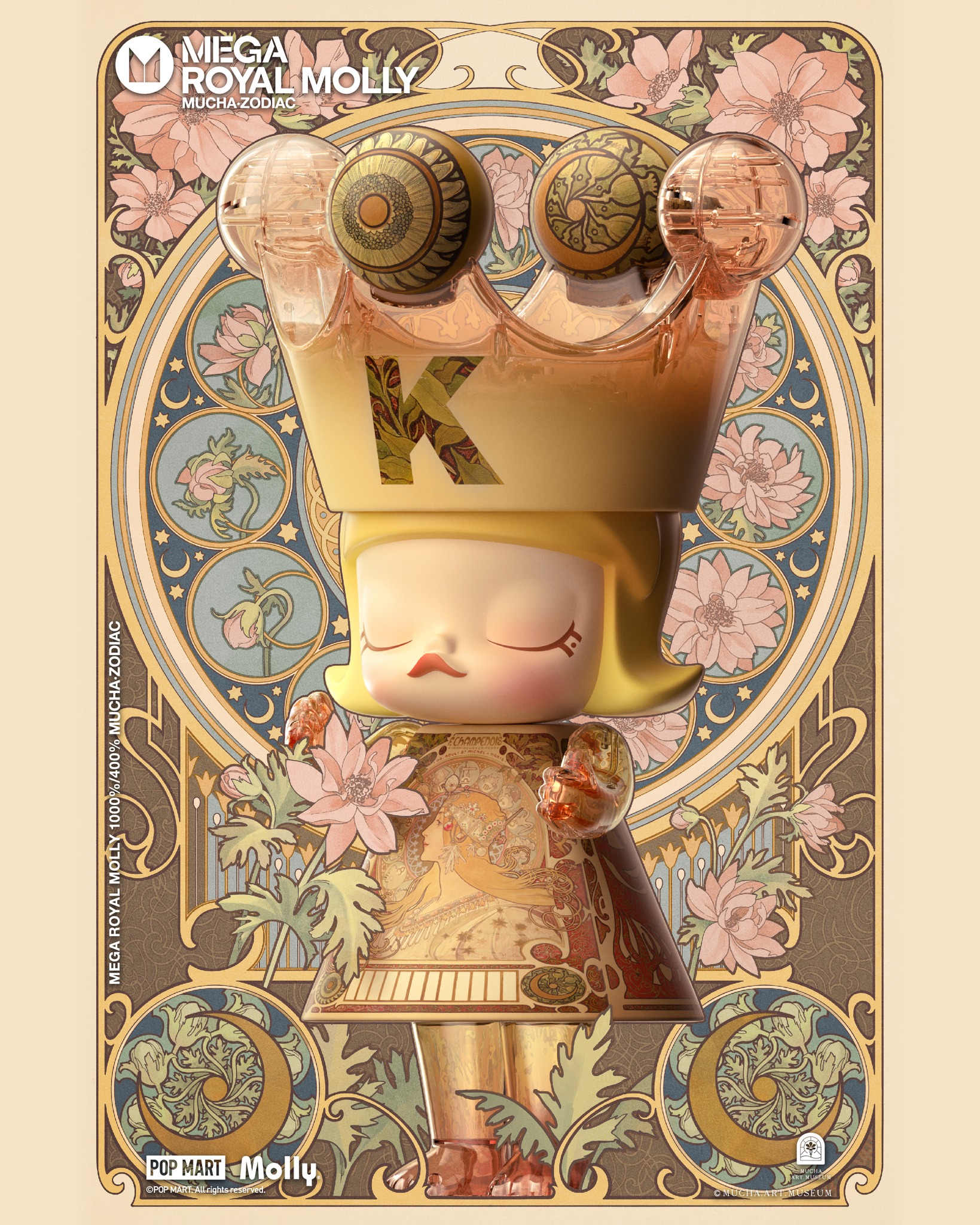 ROYAL MOLLY Mucha Zodiac 400% Figure