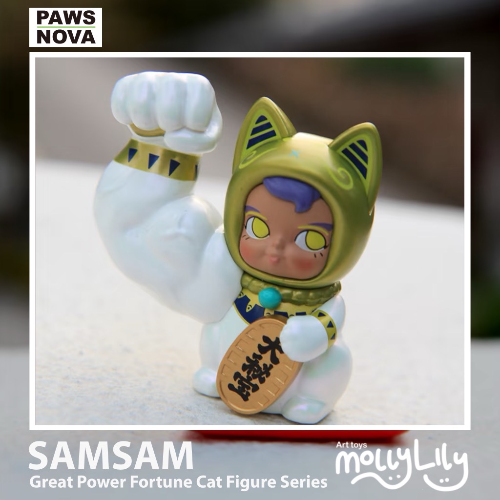 SAMSAM x GREAT POWER FORTUNE Lucky Cat Figure Series