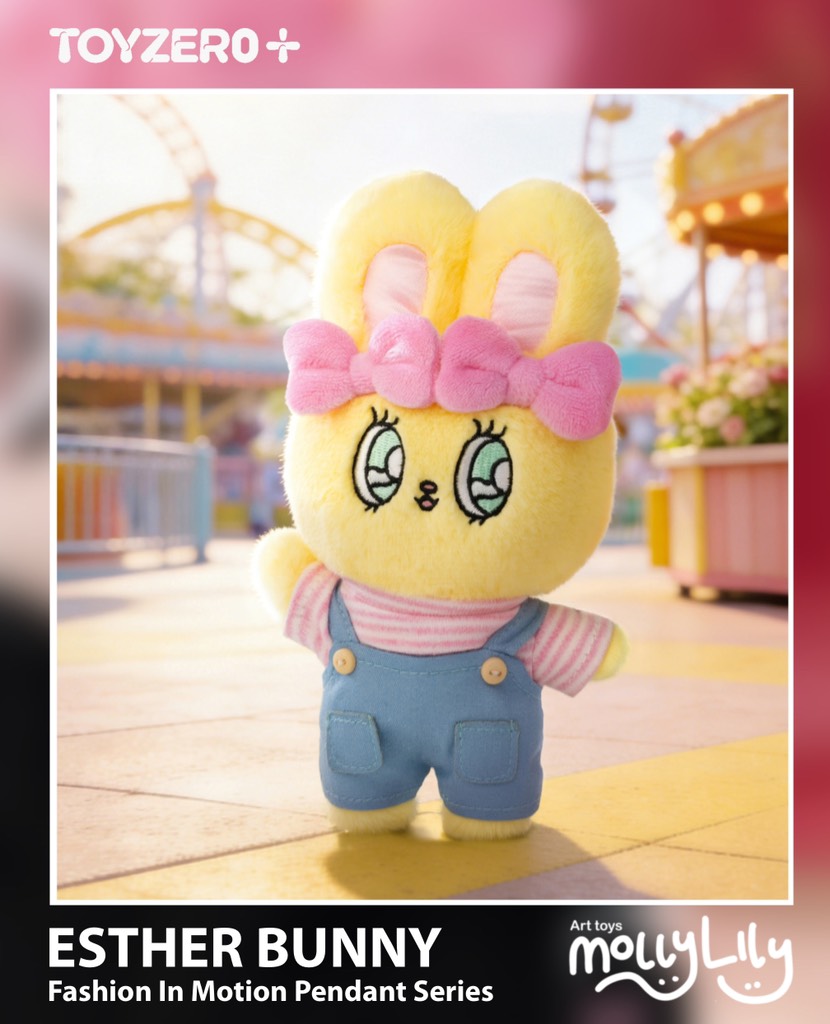 ESTHER BUNNY Fashion In Motion Plush Pendant Series