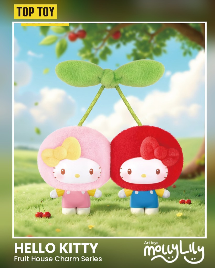 HELLO KITTY Fruit House Charm Series